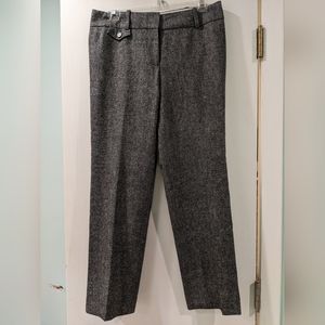 Ann Taylor Heather Charcoal Dress Pants Sz4p